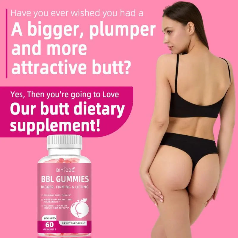 BBL Shape Gummies – Natural Booty Support Supplement