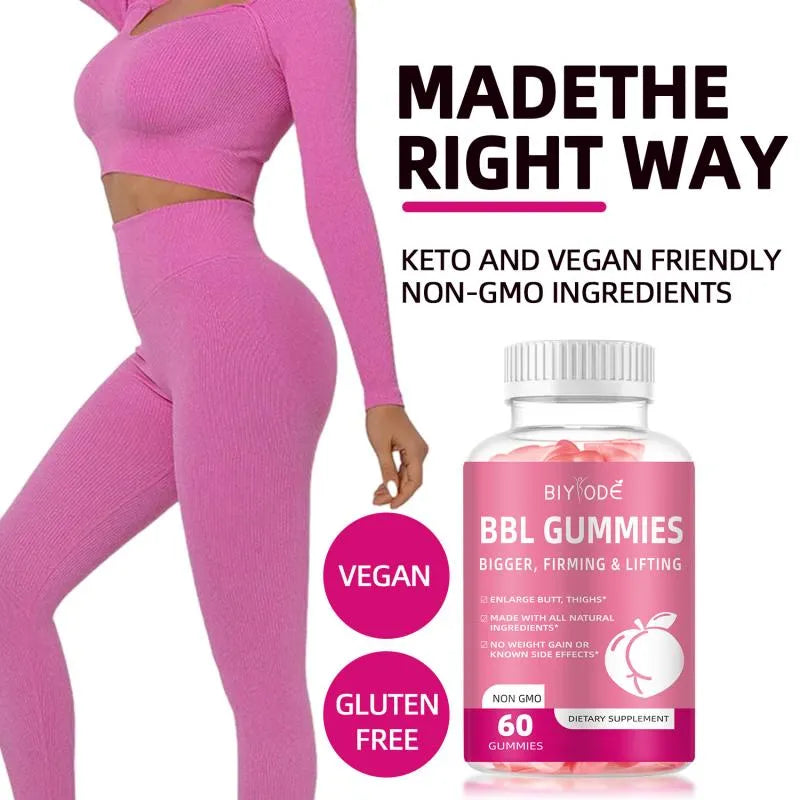BBL Shape Gummies – Natural Booty Support Supplement