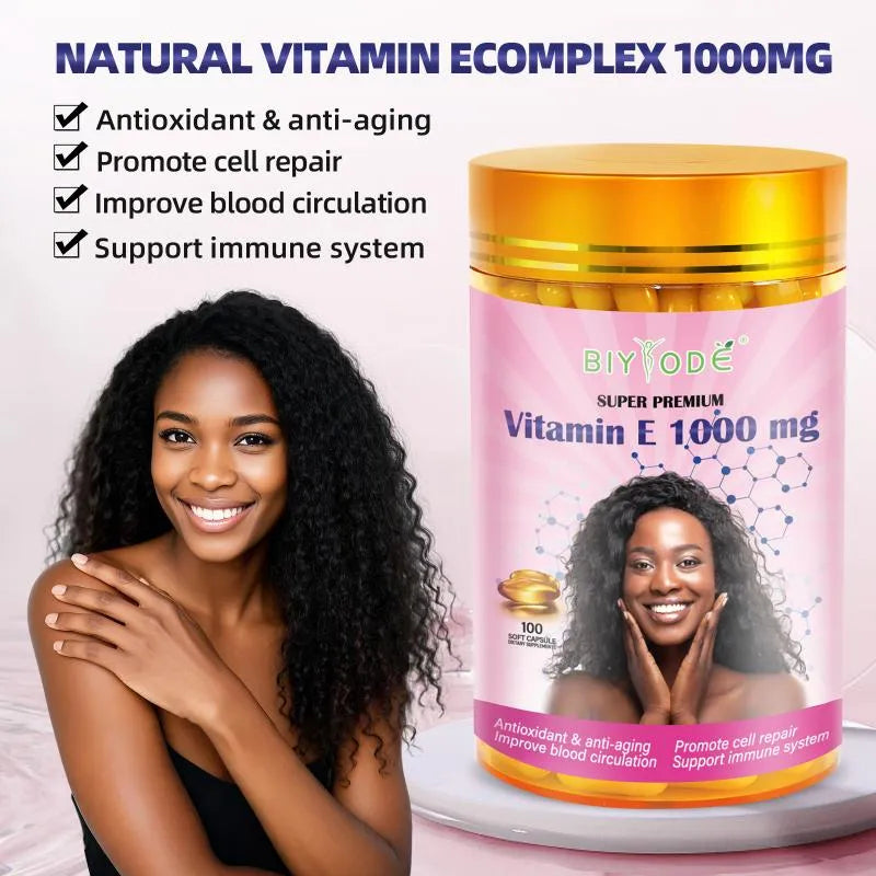 Biyode Vitamin E Capsules Dietary Supplements