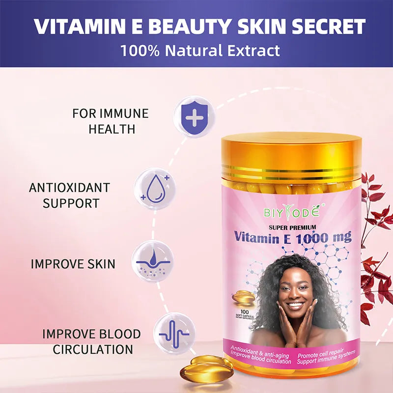 Biyode Collagen Vitamin E Capsules Nutritional Supplements